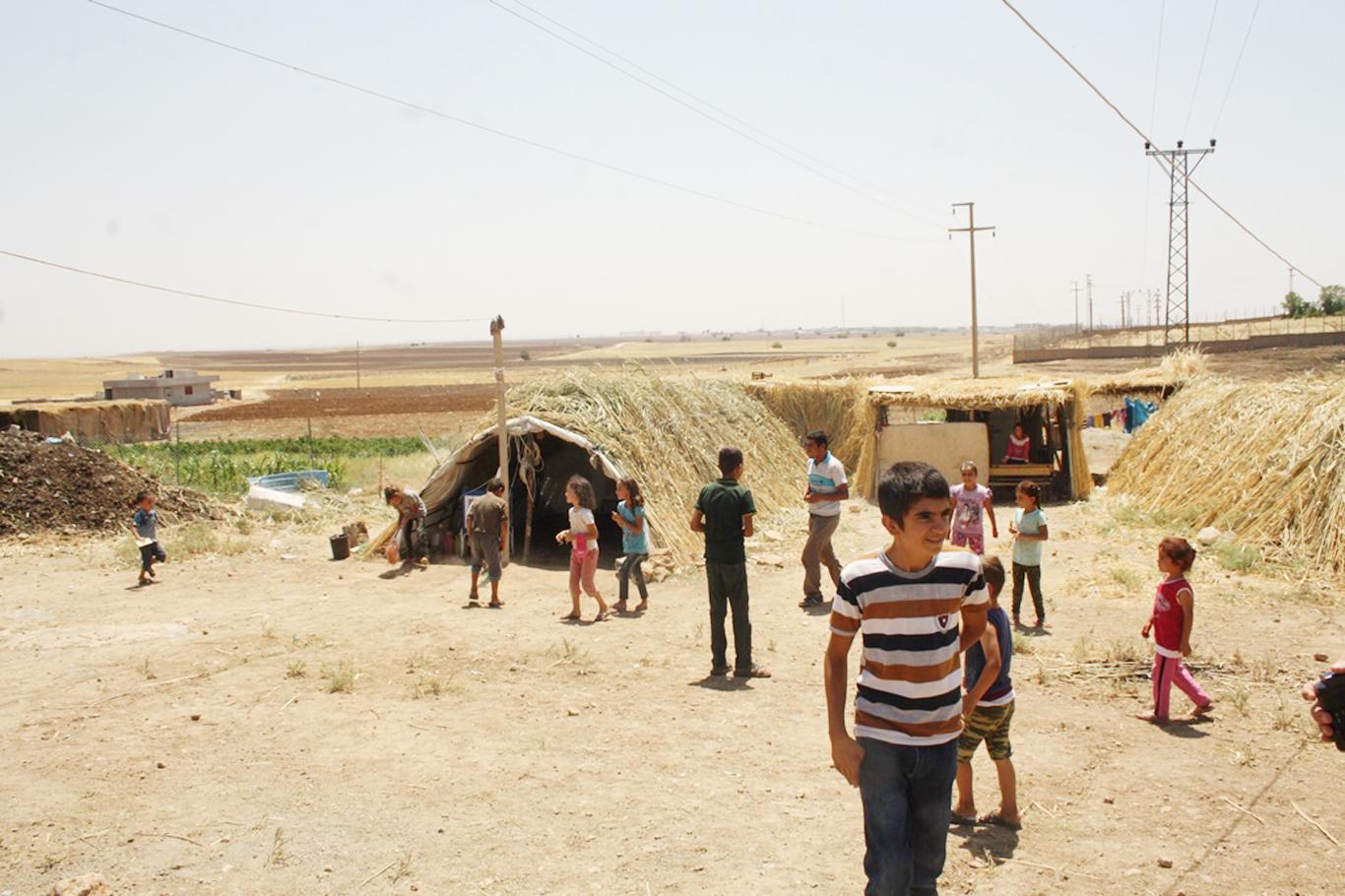 Nusaybinli aileler çadırda yaşam mücadelesi veriyor 